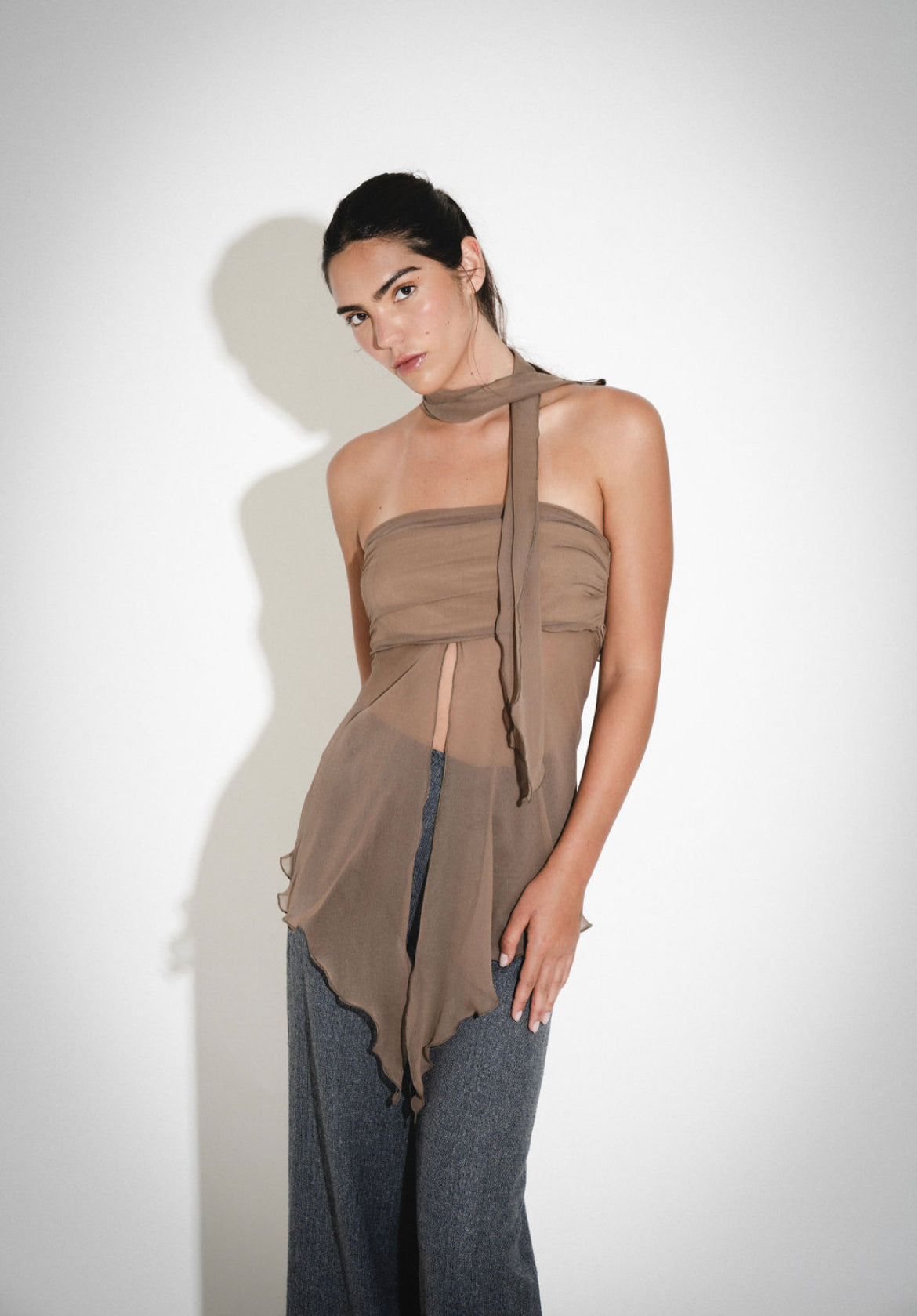 DAKOTA CAPUCHINO BLOUSE