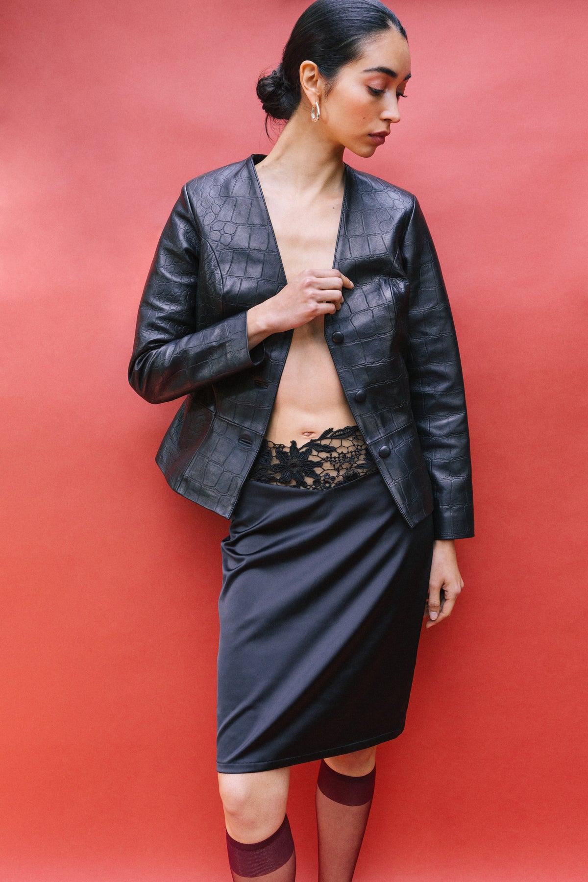 LUMINA BLACK SKIRT