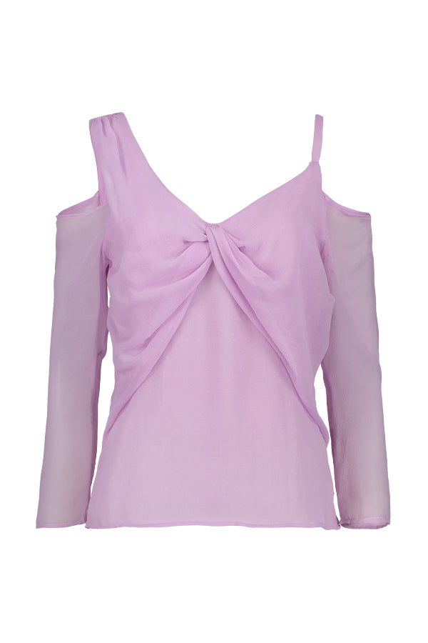 LENA LILAC BLOUSE