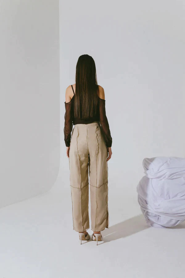 TERY BEIGE TROUSERS